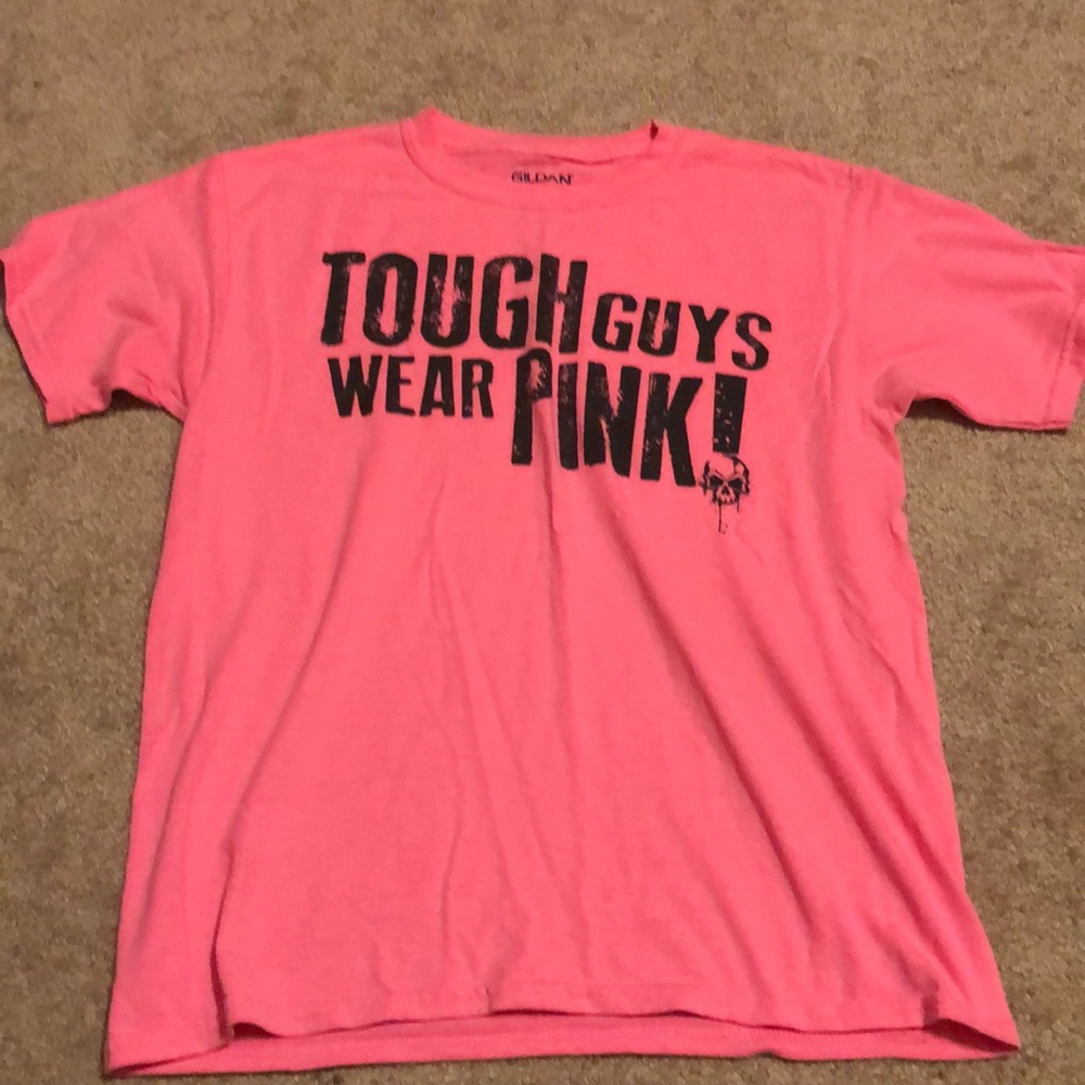 Tough Guys Wear Pink T-shirt